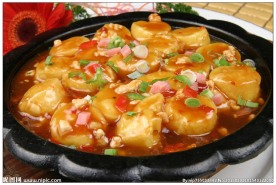 铁板蛋煎豆腐