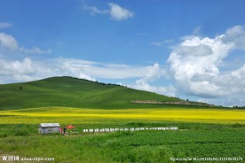 绿山蓝天