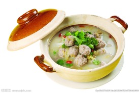砂锅酸菜羊肉丸子