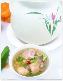 黄豆猪手煲
