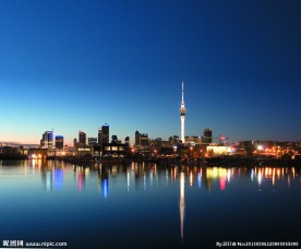 奥克兰城市夜景