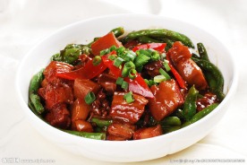 红烧肉豆角