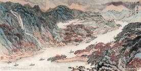 峡江高秋图