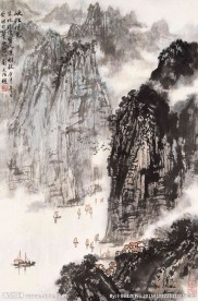 峡江晓色