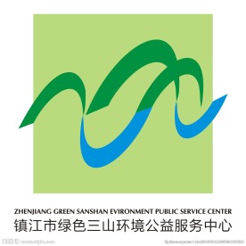 绿色三山logo