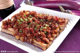 腊味蒸茄子