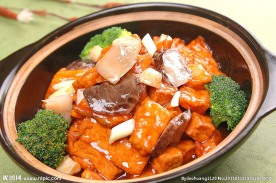 三文鱼豆腐煲
