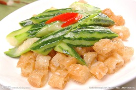 丝瓜烧油条