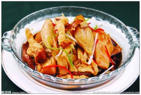 白灼鸡腿菇