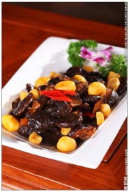 板栗烧香菇