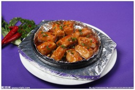 铁板烧酿豆腐