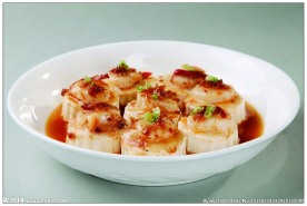 酱带子蒸豆腐