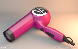 沙宣电吹风 3d 渲染图