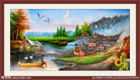 油画风景