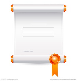 精致卷轴设计矢量素材