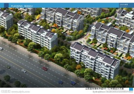 小区鸟瞰图