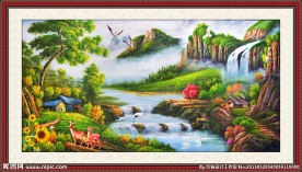 油画风景