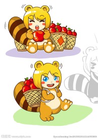 吉祥物 松鼠 狸猫