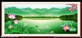 荷花图