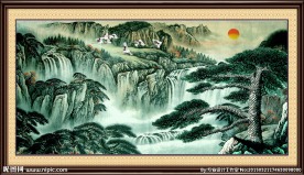 迎客松风景
