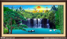 风景迎客松