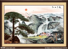 风景迎客松