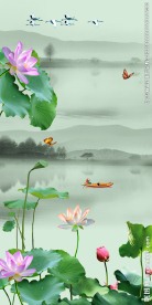 荷花图