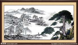迎客松风景