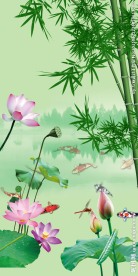 荷花图