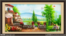 油画风景