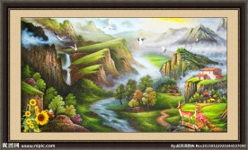油画风景