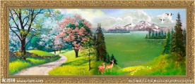 油画风景