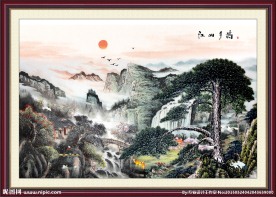 迎客松风景