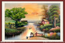 油画风景