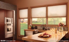 电动蜂巢帘  蜂巢帘 窗饰