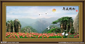 风景迎客松