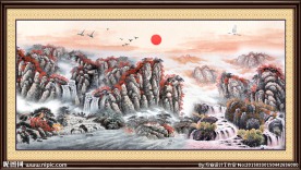 山水国画
