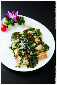 煎豆腐炒韭菜