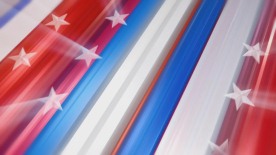 时尚色彩波浪高清宽屏LED背景