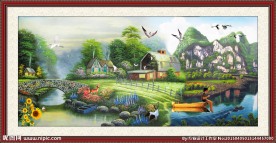 油画风景