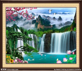 迎客松风景