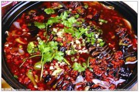 平锅肉沫茄子