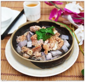 茄子排骨钵