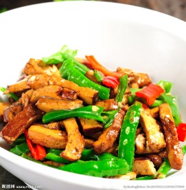 青椒香干