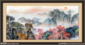 国画山水