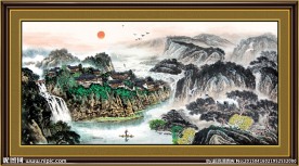 山水国画