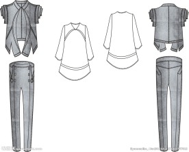 服装款式图