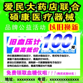 血压计海报