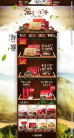 天猫阿娇店铺首页设计