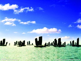 洪泽湖风光